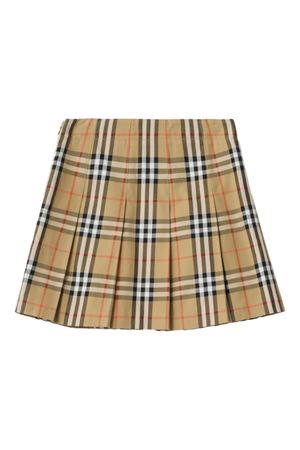 check cotton skirt BURBERRY KIDS | 8117155B9368